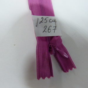 Молния потайная №3 25см Е-267 розово сиреневый