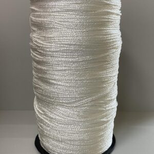 Шнур для мокасин плетеный 2мм 500гр/500м/рул (белый)