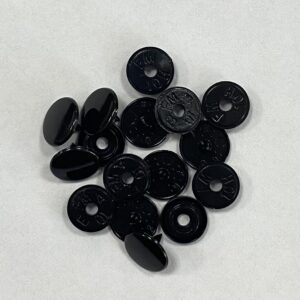 Кнопка пластиковая 10мм черный (уп.1440шт)