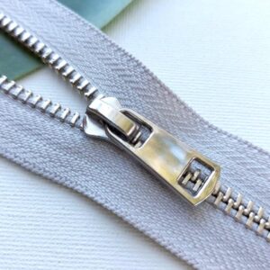 Молния металл титан №5 никель 75см разъем D165 светло — серый, шт