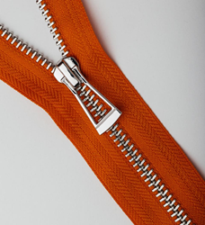 Молния металл титан №5 никель 65см разъем D006 сочный апельсин, шт