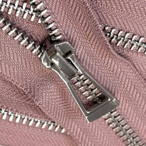 Молния металл титан №5 никель 75см два замка D221 чайная роза, шт