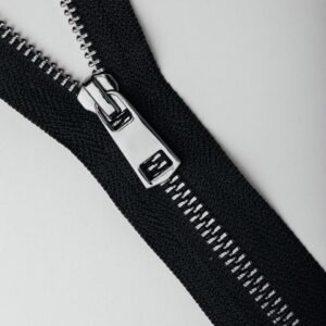 Молния металл титан №5 черный никель 18см н/р D580 черный, шт