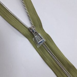 Молния металл титан №5 никель 65см разъем D011 светлый хаки, шт