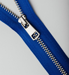 Молния металл титан №5 никель 18см н/р D918 василек, шт