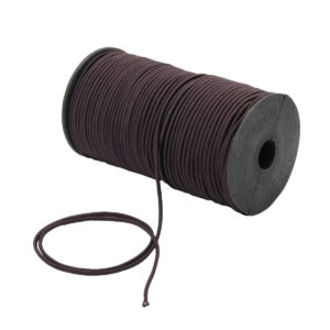 Резинка круглая 3.00мм С917 темно-коричневый (100м), рул