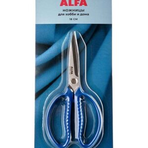 Ножницы (AF 6501-70А) для хобби и дома «Alfa» (18 см), шт