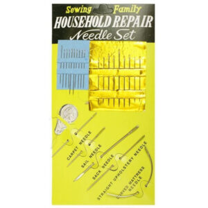 Иглы ручные швейные Household repair (для ремонтных работ), пачка